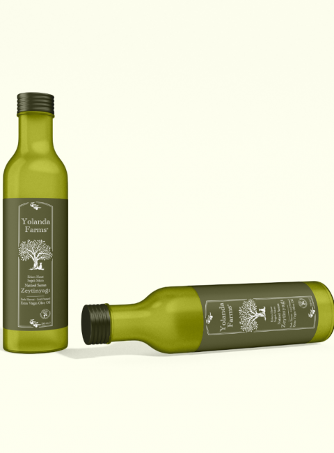 Yolanda Farms® Olive Oil Memecik ilk  Hasat Zeytinyağı 0.2 asit - 515 polifenol 250 ml filtresiz