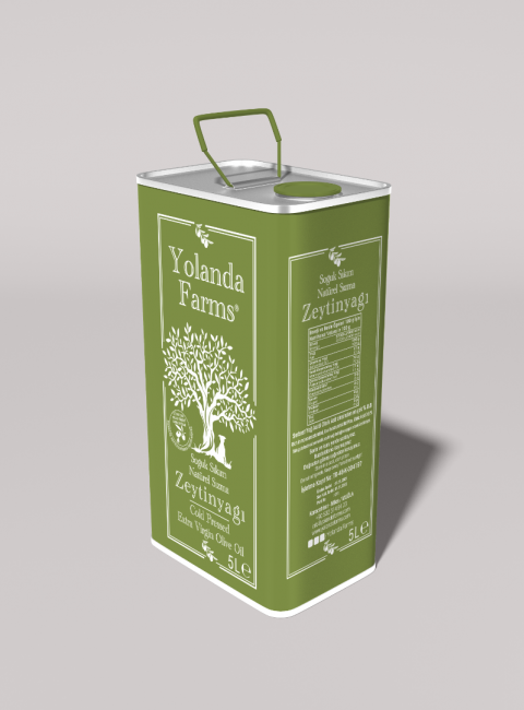 Yolanda Farms® Olive Oil Memecik Erken Hasat Zeytinyağı  0.5 asit - 5 Litre
