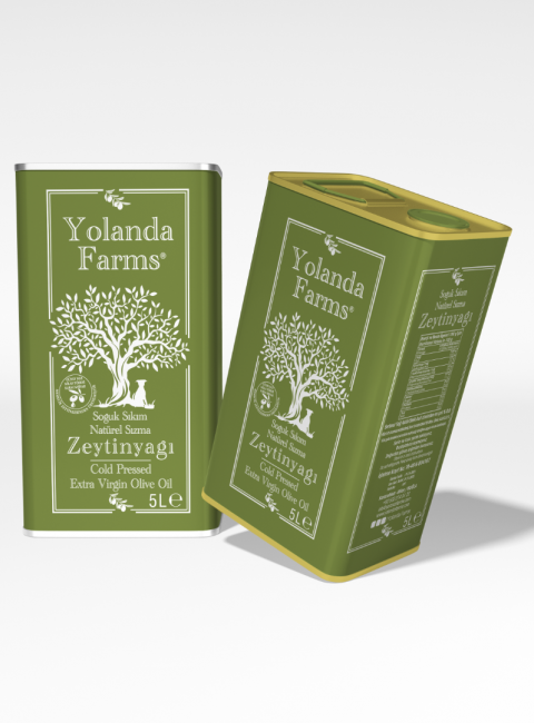 Yolanda Farms® Olive Oil Memecik ilk  Hasat Zeytinyağı 0.3 Asit 15 Litre filtresiz