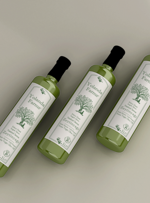 Yolanda Farms® Olive Oil Memecik Erken Hasat Zeytinyağı 0.5 asit l 3 Adet x 1 Litre