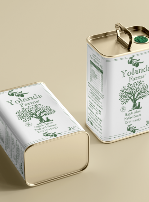 Yolanda Farms®  Soğuk Sıkım Natürel Sızma Zeytinyağı 2 Adet x 3 Litre 0.5 asit -  Filtresiz